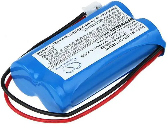 Alt view image 2 of 6 - Battery for Gardena C1060 plus Solar 01866-00.600.02 Tools CS-GRC105PW 800mAh