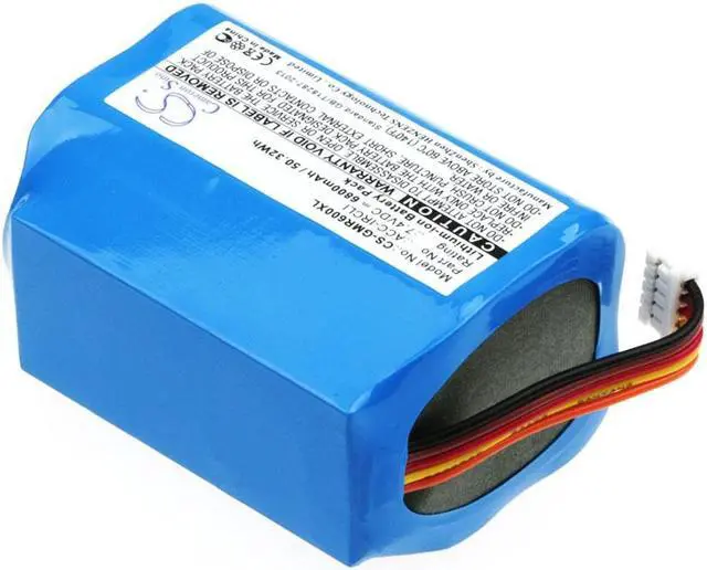 Alt view image 2 of 6 - Battery for Grace Mondo ACC-IRCLI GDI-IRC6000 GDI-IRC6000R GDI-IRC6000W 6800mAh