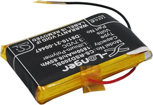 Alt view image 3 of 5 - Battery for Roberts Sports Dab2 D8110-21-00447 DAB Digital CS-RSD200SL 1850mAh