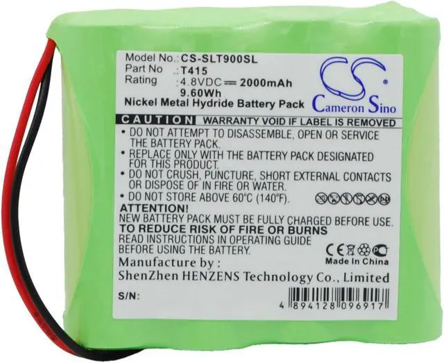 Main image of Battery for Schaub Lorentz TL900 T415 DAB Digital CS-SLT900SL 4.8v 2000mAh