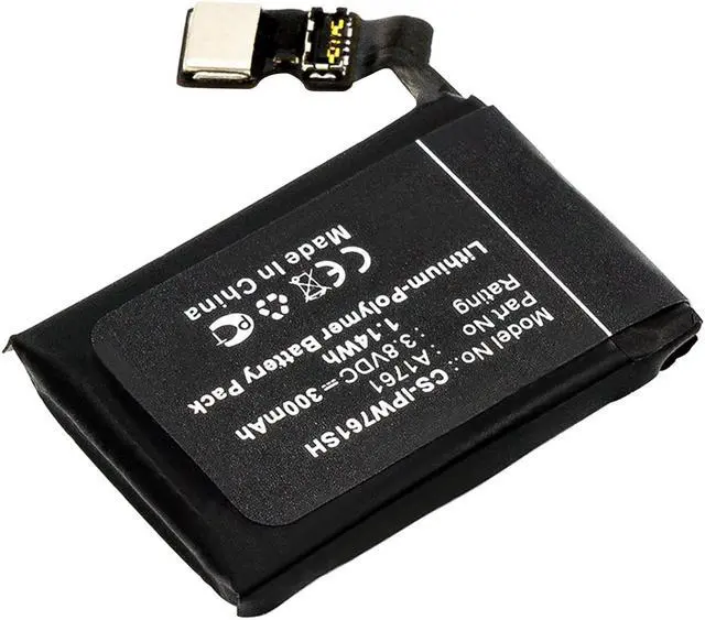 Alt view image 2 of 6 - Battery for Apple Watch 2 42mm A1758 A1817 Series A1761 Smartwatch CS-IPW761SH