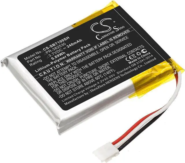 Main image of Battery for Suunto Ambit 1 2 2S 3 PR-382530 Smartwatch CS-SBT100SH 3.7v 240mAh