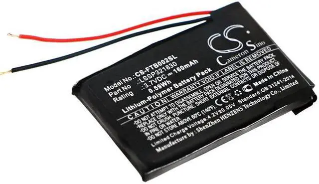 Main image of Battery for Fitbit Blaze FB502 LSSP321830 Smartwatch CS-FTB002SL Li-Poly 160mAh