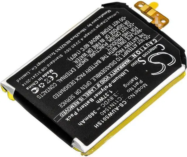 Alt view image 2 of 4 - Battery for Asus WI501Q WI501QF ZenWatch 2 0B200-01630100 C11N1540 CS-AUW501SH