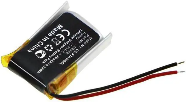 Alt view image 2 of 4 - Battery for Fitbit Alta FB406 Smartwatch CS-FTA406SL 36mAh 0.13Wh Li-Polymer
