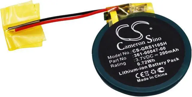 Main image of Battery for Garmin Approach S1 S3 S4 Forerunner 110 210 210W S1W 361-00047-00