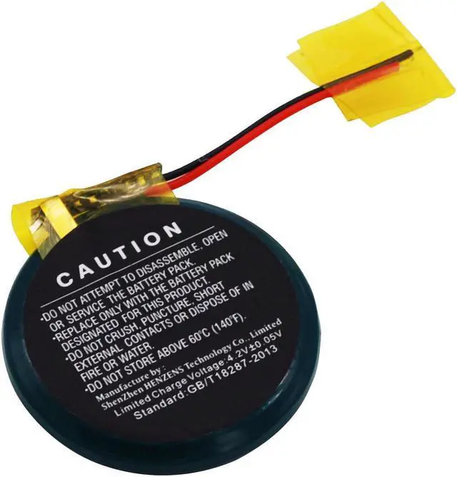 Alt view image 3 of 5 - Battery for Garmin Approach S1 S3 S4 Forerunner 110 210 210W S1W 361-00047-00