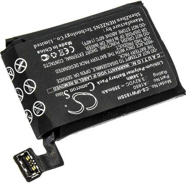 Alt view image 2 of 4 - Battery for Apple Watch Series 3 4G 42mm LTE A1850 A1859 MQL02LL/A MQL12LL/A