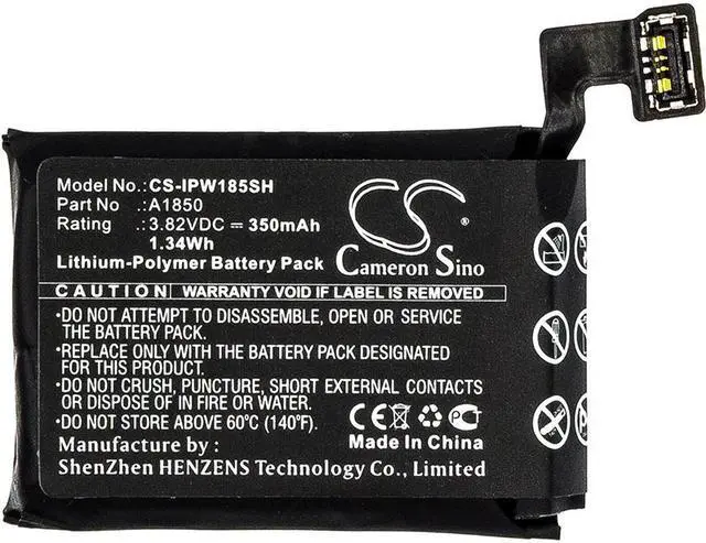 Alt view image 3 of 4 - Battery for Apple Watch Series 3 4G 42mm LTE A1850 A1859 MQL02LL/A MQL12LL/A