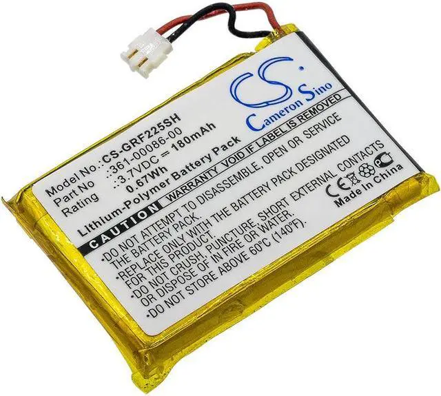Alt view image 5 of 7 - Battery for Garmin Approach S20 Forerunner 220 225 235 735XT 745 361-00086-00