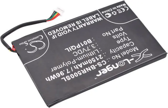 Alt view image 2 of 6 - Battery for Barnes & Noble BNRV500 Glowlight WiFi Nook B01PQIL Ebook CS-BNR500SL