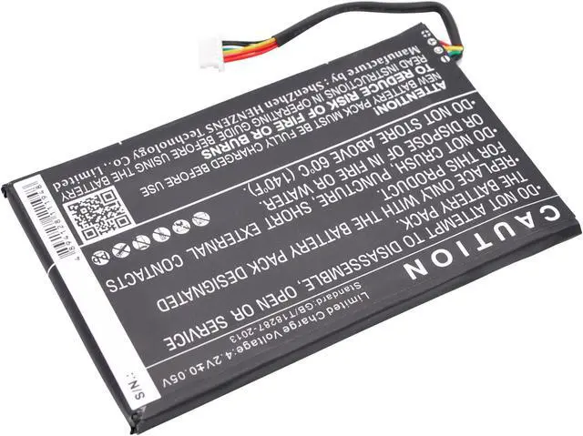 Alt view image 4 of 6 - Battery for Barnes & Noble BNRV500 Glowlight WiFi Nook B01PQIL Ebook CS-BNR500SL