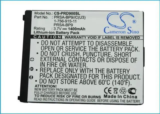 Alt view image 5 of 5 - Battery for Sony Portable Reader PRS-900 PRS-900BC PRS900 1-756-915-11 PRSA-BP9