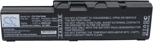 Main image of Battery for Toshiba Satellite A70 A75 P30 P35 PA3383U PA3383U-1BAS PA3383U-1BRS