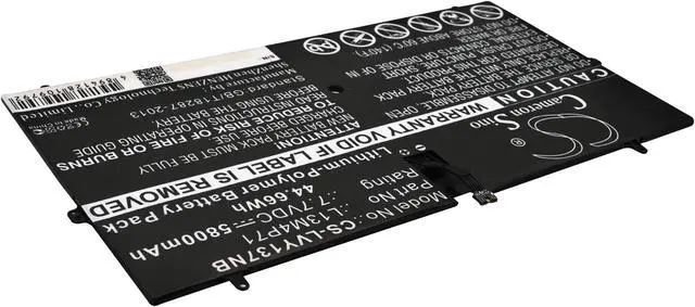 Alt view image 2 of 6 - Battery for Lenovo Yoga 3 Pro 13 Pro-1370 Pro-5Y71 I5Y51 I5Y70 I5Y71 L13M4P71