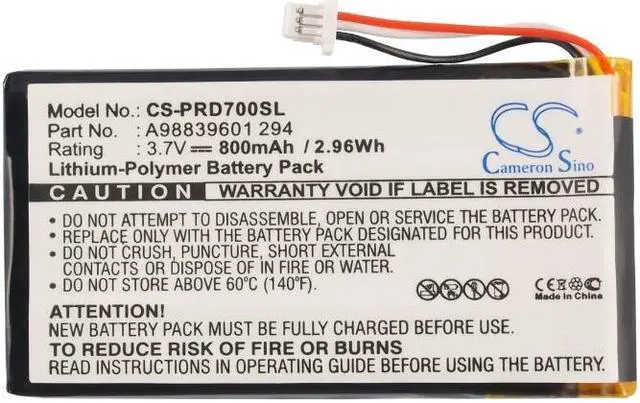 Alt view image 5 of 6 - Battery for Sony PRS-700 PRS-700BC A98839601 294 E-book E-reader CS-PRD700SL