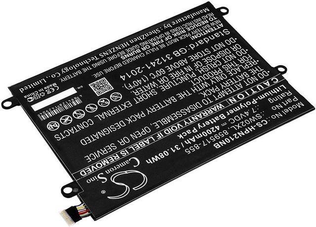 Alt view image 2 of 4 - Battery for HP 10-P018WM Notebook x2 859470-1B1 859517-855 SW02XL TPN-Q180