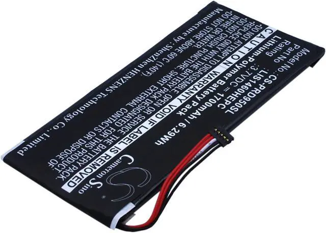 Alt view image 2 of 6 - Battery for Sony PRS-950 PRS-950SC 1-853-020-11 LIS1460HEPC LIS1460HEPC(SY6)