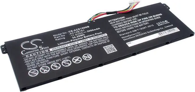 Alt view image 2 of 6 - Battery for Acer Aspire A315-55G Gateway B116-M NE513 AC14B13J AC14B18J AC14B18J
