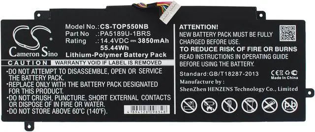 Main image of Battery for Toshiba Satellite P55W Radius 12 15 P50W P000602690 PA5189U-1BRS