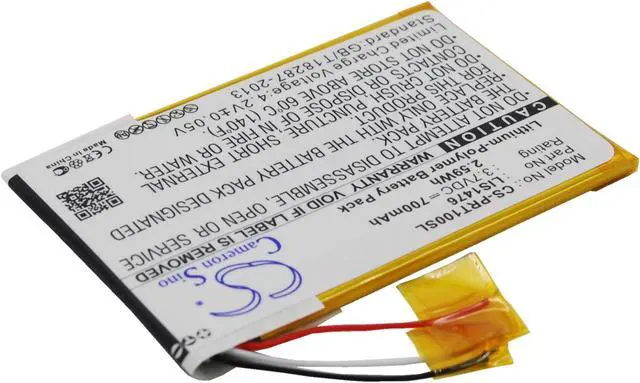 Alt view image 3 of 5 - Battery for Sony PRS-T1 PRS-T2 PRS-T3 PRS-T3E PRS-T3S 1-853-104-11 LIS1476