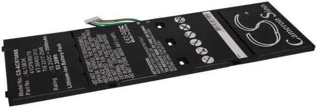 Alt view image 7 of 7 - Battery for Acer Aspire E15 V5 V7 Gateway NE511 AC13B8K AL13B3K AP13B3K AP13B8K