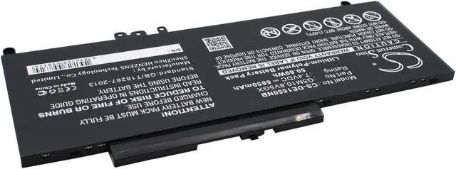 Alt view image 3 of 6 - Battery for DELL Latitude E5470 E5550 E5450 E5570 15 5000 G5M10 6MT4T 451-BBLN