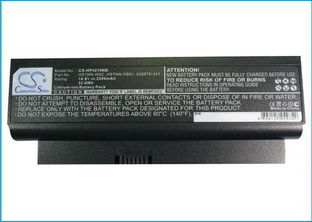 Alt view image 5 of 5 - Battery for HP Probook 4210S 530975-341 579320-001 AT902AA HH04 HH08 HSTNN-XB91
