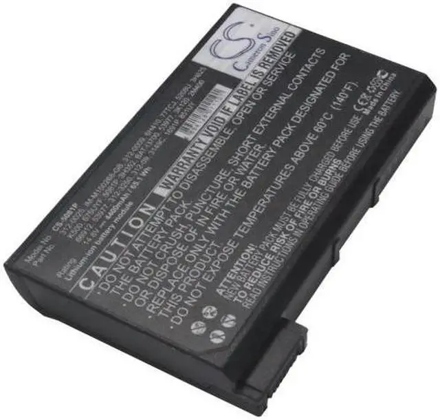 Alt view image 2 of 6 - Battery for DELL Inspiron 4150 4100 8200 8100 Latitude Cpi CP 1691P 5081P 75UYF