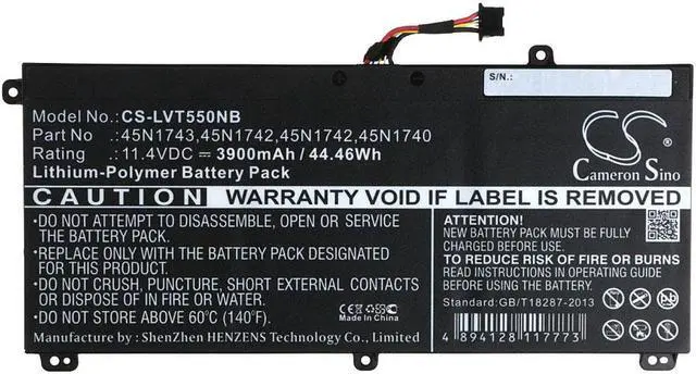 Alt view image 5 of 6 - Battery for Lenovo ThinkPad T550 W550 00NY639 45N1740 45N1741 45N1742 45N1743
