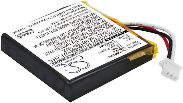 Alt view image 2 of 4 - Battery for Logitech H820e 533-000095 Wireless Headset CS-LOH820SL 3.7V 450mAh