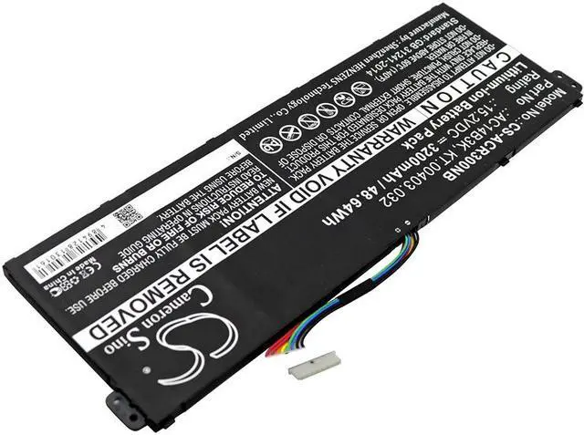 Alt view image 2 of 4 - Battery for Acer Aspire R3 R5 ES15 TravelMate B117 TMP238 AC14B3K KT.00403.032
