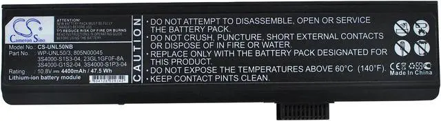 Main image of Battery for Fujitsu Amilo PA2510 PA150 HASEE Uniwill 805N00045 3S4000-G1S2-04