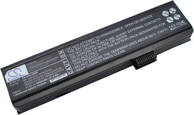 Alt view image 2 of 5 - Battery for Fujitsu Amilo PA2510 PA150 HASEE Uniwill 805N00045 3S4000-G1S2-04