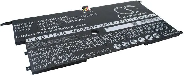 Alt view image 2 of 6 - Battery for Lenovo 20A7 20A8 Carbon X1 00HW002 00HW003 45N1701 45N1703 45N1700