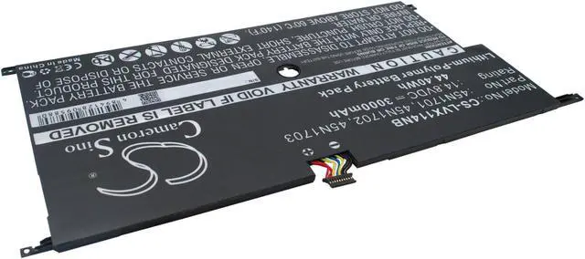 Alt view image 3 of 6 - Battery for Lenovo 20A7 20A8 Carbon X1 00HW002 00HW003 45N1701 45N1703 45N1700