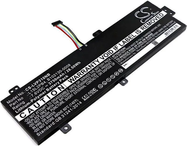 Main image of Battery for Lenovo ideapad 310-15 15ISK 5B10K87720 5B10K87722 L15M2PB3 L15M2PB5