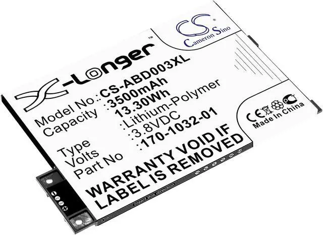 Main image of Battery for Amazon Kindle 3 III 170-1032-00 GP-S10-346392-0100 S11GTSF01A 3500mA