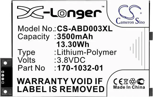 Alt view image 5 of 6 - Battery for Amazon Kindle 3 III 170-1032-00 GP-S10-346392-0100 S11GTSF01A 3500mA