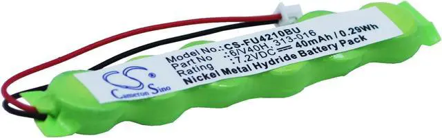 Alt view image 2 of 6 - CMOS Battery for Fujitsu LifeBook T4210 T4215 Lifebook T4220 313-016 6/V40H