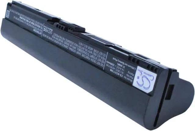 Alt view image 2 of 5 - Battery for Acer Aspire One 725 756 AC710 ZX4260 AL12B31 AL12B32 AL12B72 AL12X32