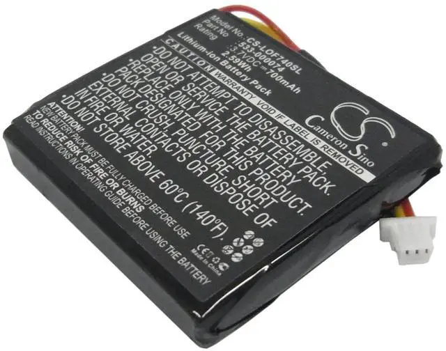 Alt view image 12 of 12 - Cameron Sino 700mAh Battery 533-000074 for Logitech 981-000257, F540, G930