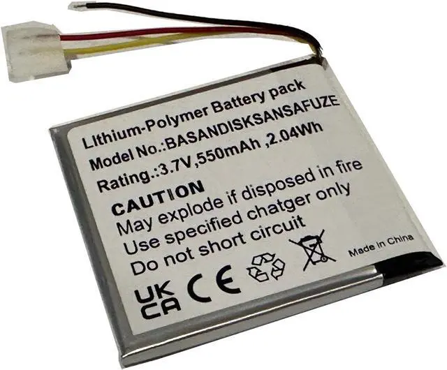 Main image of Battery for SanDisk Sansa Fuze Media Player 2GB 4GB 8GB MP3 MP4 MicroSD San Disk