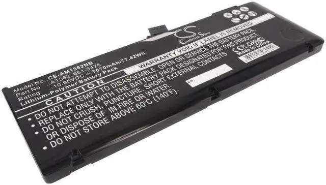 Main image of Battery for Apple MacBook MC721LL/A A1286 MC723LL/A MD104LL/A 661-5844 A1382