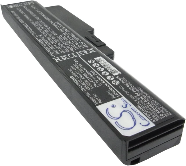 Alt view image 2 of 5 - Battery for Lenovo 3000 ASM 42T4586 L08L6C02 L08O6C02 42T4725 42T4726 L08S6Y02