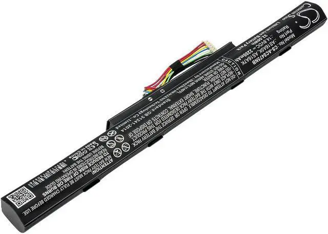 Alt view image 2 of 4 - Battery for Acer Aspire E5 F5 K50 ES1 P259 AS16A5K AS16A7K AS16A8K KT.0040G.007