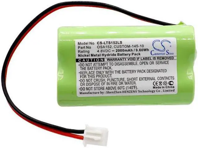 Alt view image 3 of 4 - Battery for Lithonia D-AA650BX4 it Signs Daybright CUSTOM-145-10 OSA152 2000mAh