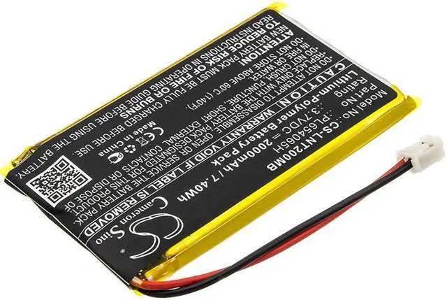 Alt view image 2 of 5 - Battery for Luvion Prestige Touch 2 PL654065H BabyPhone CS-LNT200MB 3.7v 2000mAh