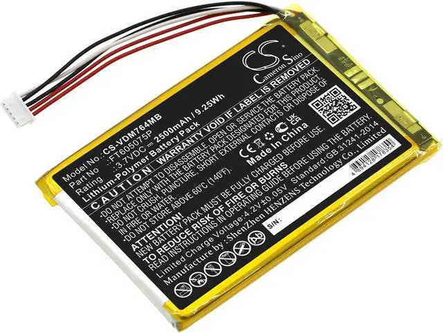 Main image of Battery for VTech RM7764-2HD RM7764HD Wifi Remote Access 2 Camera FT605075P