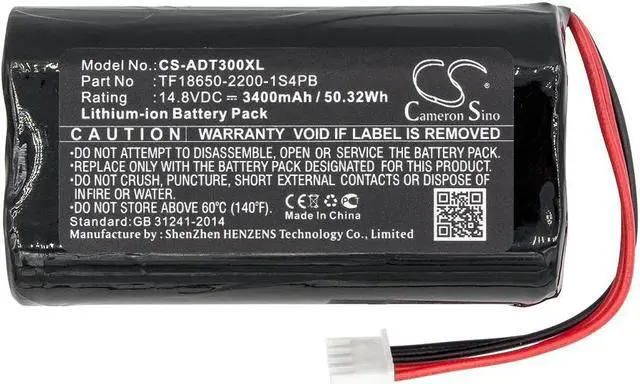 Alt view image 3 of 4 - Battery for Audio Pro Addon T10 T3 T9 Speaker CS-ADT300XL 14.8v 3400mAh 50.32Wh